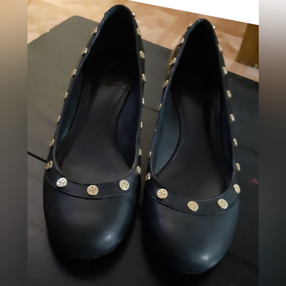 Tory Burch Nelson Studded Wedges